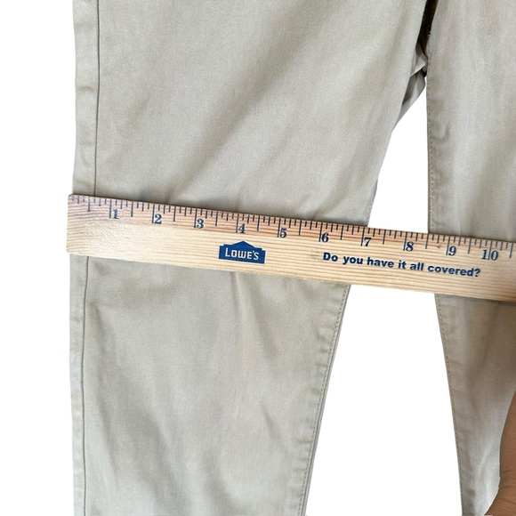 American Eagle Women’s 8 Super Super Stretch Jeggings Khaki Pants Y2K Neutral - Picture 9 of 16